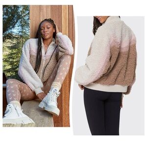 SPIRITUAL GANGSTER Sherpa Bomber Jacket